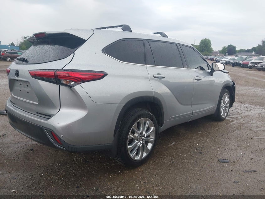 Vin: 5tddzrbh3ns214838, lot: 45968156, toyota highlander limited 20224