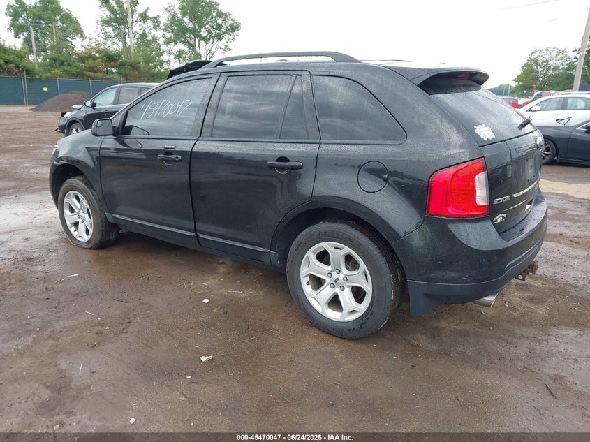 Vin: 2fmdk4jcxebb36083, lot: 45968184, ford edge sel 20143