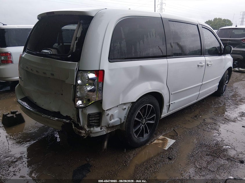 Vin: 2c4rdgbg8gr140246, lot: 45968202, dodge grand caravan se 20164