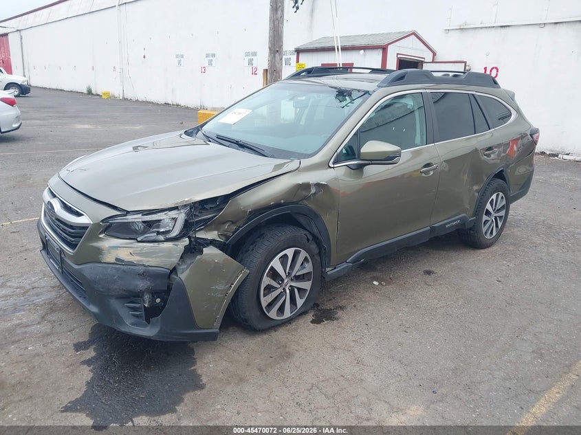 Vin: 4s4btafc9m3201855, lot: 45968209, subaru outback premium 20212