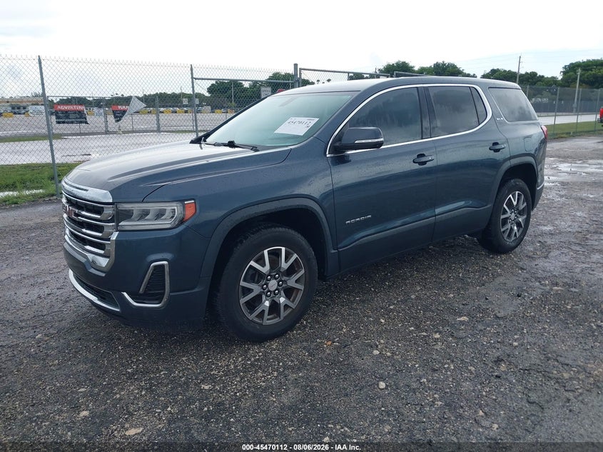 Vin: 1gkknrls2lz121628, lot: 45968249, gmc acadia fwd sle 20202
