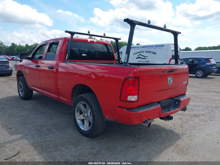 Vin: 1c6rr7ft3hs565566, lot: 45968275, ram 1500 express  4x4 6'4 box 20173