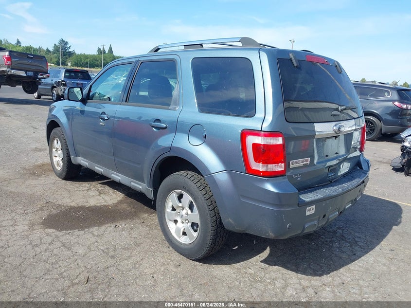 Vin: 1fmcu9eg9bkb53362, lot: 45968288, ford escape limited 20113