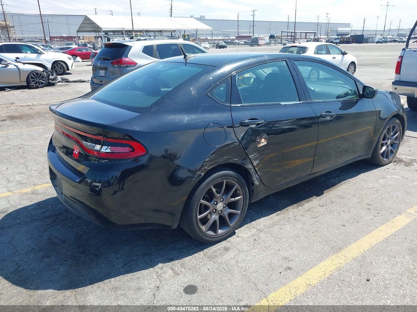 Vin: 1c3cdfaa6gd564335, lot: 45968400, dodge dart se 20164