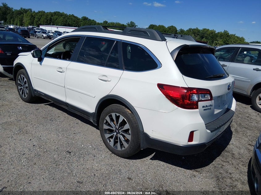 Vin: 4s4bsblc0f3251009, lot: 45968472, subaru outback 2.5i limited 20153