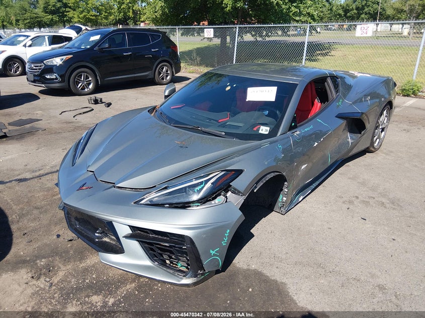 Vin: 1g1yb2d45p5138256, lot: 45968478, chevrolet corvette stingray rwd  2lt 20232