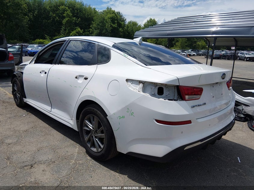 Vin: 5xxgt4l37kg365604, lot: 45968574, kia optima lx 20193