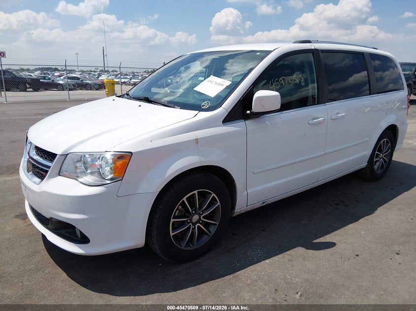 Vin: 2c4rdgcg0hr664801, lot: 45968646, dodge grand caravan sxt 20172