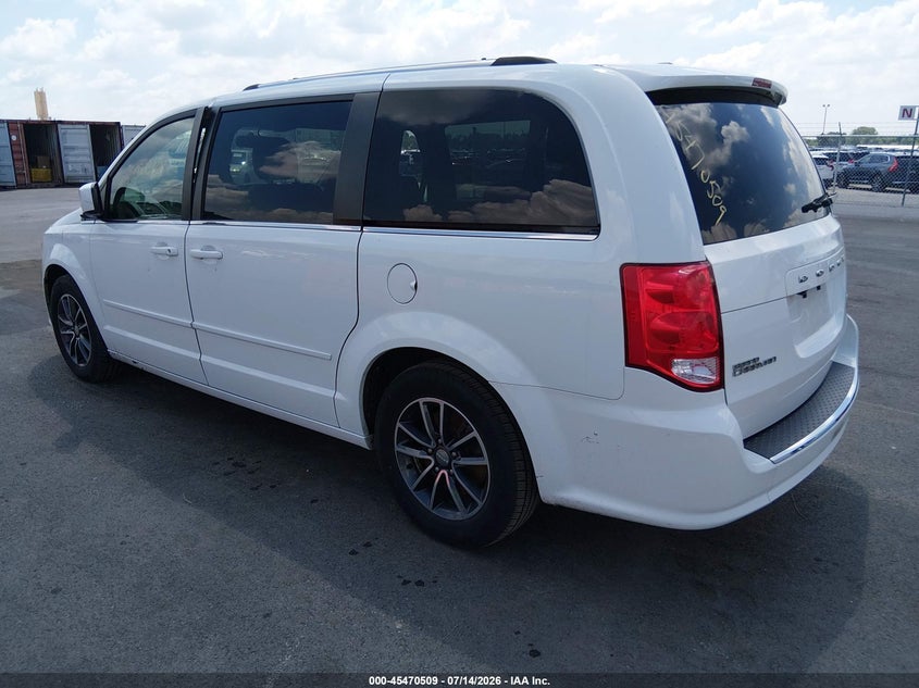 Vin: 2c4rdgcg0hr664801, lot: 45968646, dodge grand caravan sxt 20173