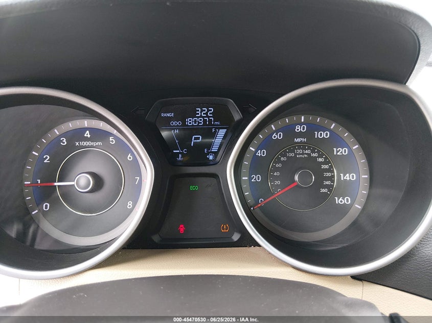 2012 HYUNDAI ELANTRA auction photo 7