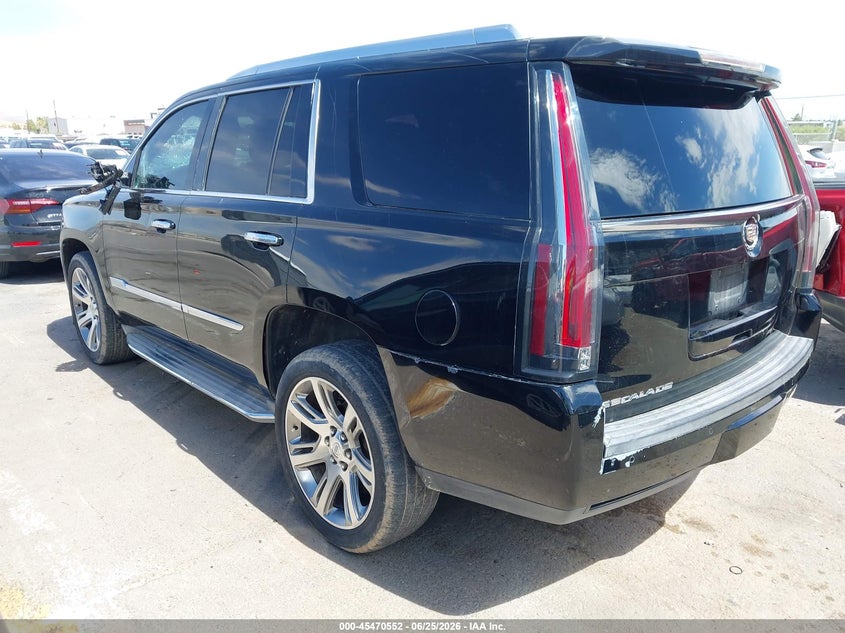Vin: 1gys3bkj9fr148728, lot: 45968689, cadillac escalade luxury 20153