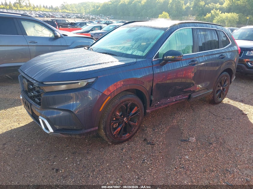 2025 Honda Cr-V Hybrid Sport Touring, Front End, IAAI, VIN 2HKRS6H94SH818098 — photo 2