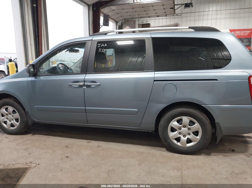 2010 Kia Sedona Lx VIN: KNDMG4C35A6348689 Lot: 45470585