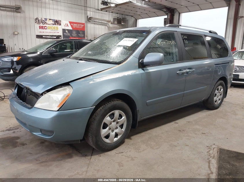 Vin: kndmg4c35a6348689, lot: 45968722, kia sedona lx 20102