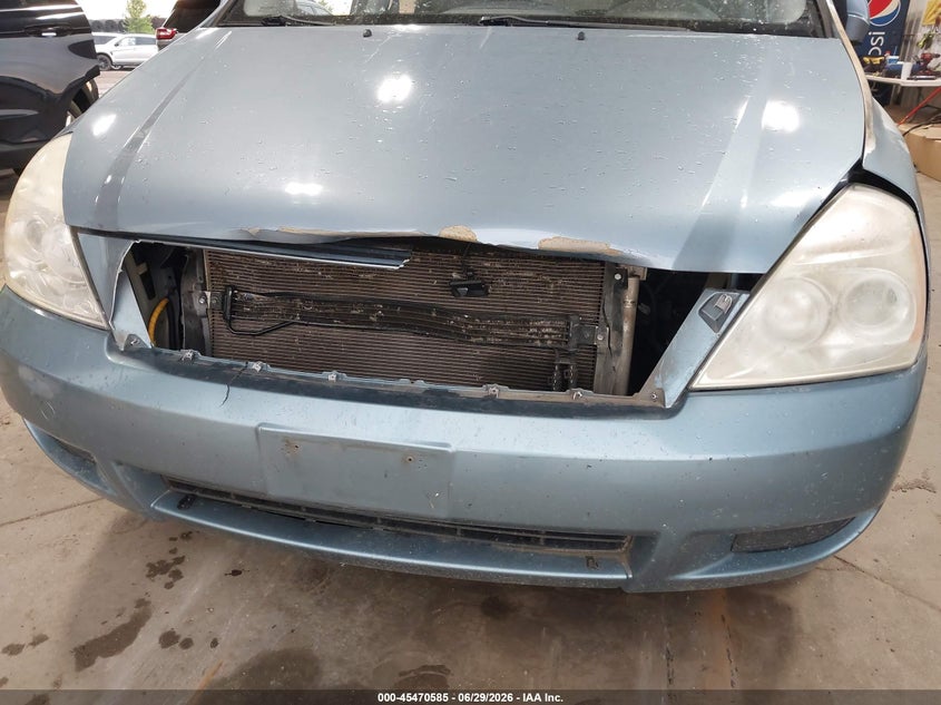 2010 Kia Sedona Lx VIN: KNDMG4C35A6348689 Lot: 45470585