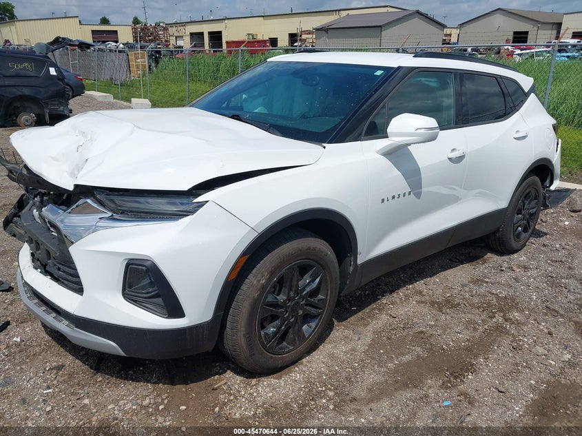 2019 Chevrolet Blazer, Удар спереду, IAAI, VIN 3GNKBDRSXKS655820 — фото 2