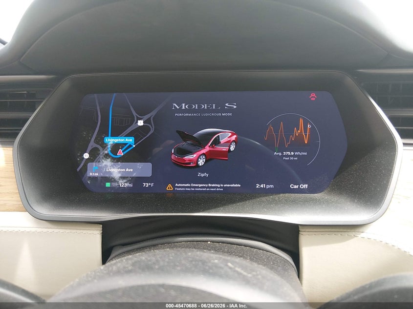 2020 Tesla Model S Performance Dual Motor All-Wheel Drive VIN: 5YJSA1E48LF398006 Lot: 45470688