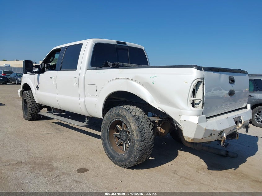 Vin: 1ft7w2bt1cec40987, lot: 45968826, ford super duty f-250 srw lariat 20123