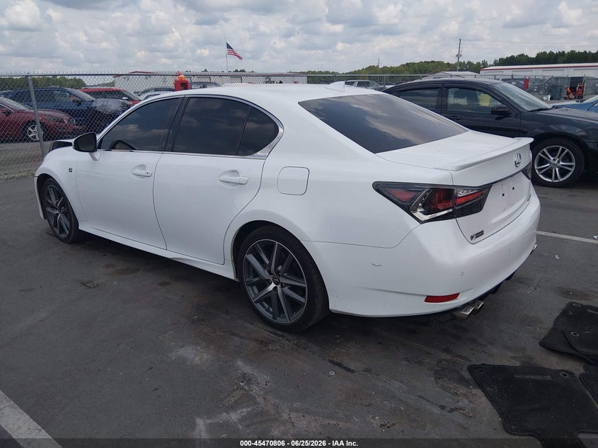 Vin: jthbz1bl8ha007987, lot: 45968943, lexus gs 350 f sport 20173