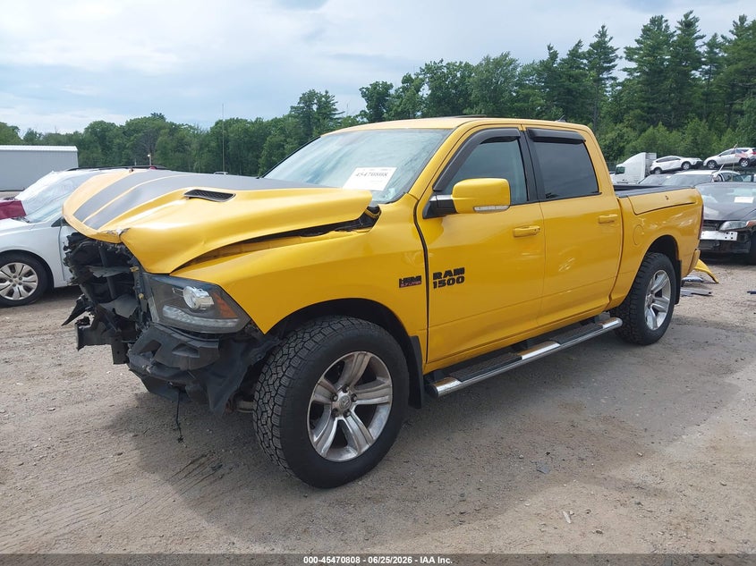 Vin: 1c6rr7mtxgs322516, lot: 45968945, ram 1500 sport 20162