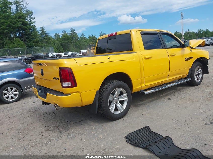 Vin: 1c6rr7mtxgs322516, lot: 45968945, ram 1500 sport 20164