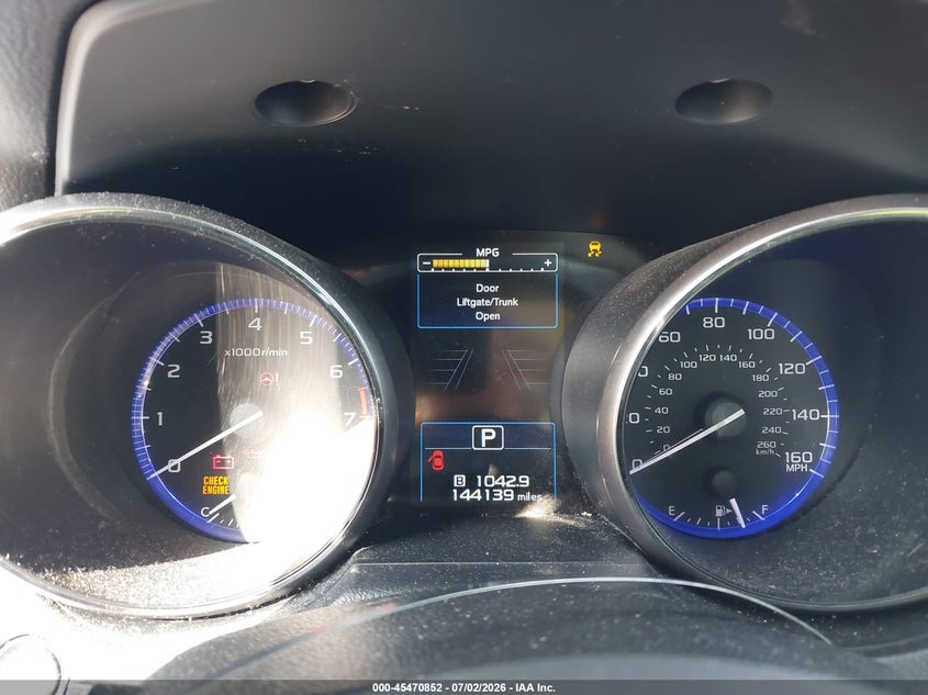 2015 SUBARU LEGACY SEDAN 3.6L H-6 DOHC, VVT, 256HP