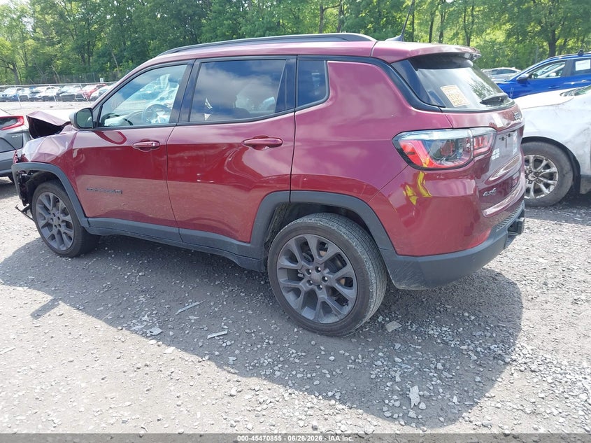 Vin: 3c4njdeb5mt575871, lot: 45968992, jeep compass 80th anniversary 4x4 20213