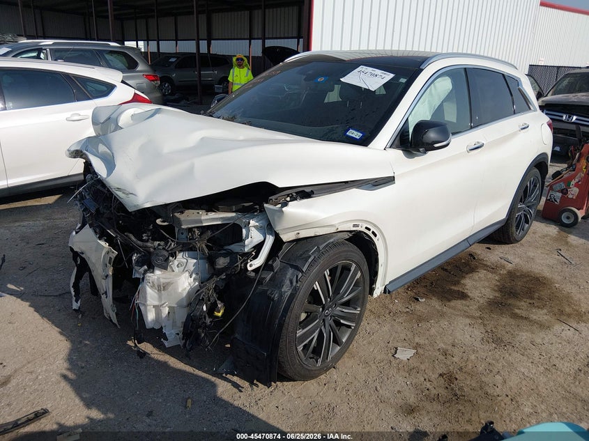 Vin: 3pcaj5bb7mf110158, lot: 45969011, infiniti qx50 luxe awd 20212