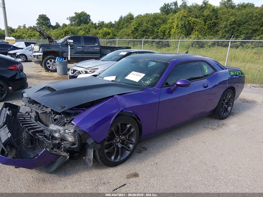 Vin: 2c3cdzfj4jh287866, lot: 45969067, dodge challenger r/t 392 20182