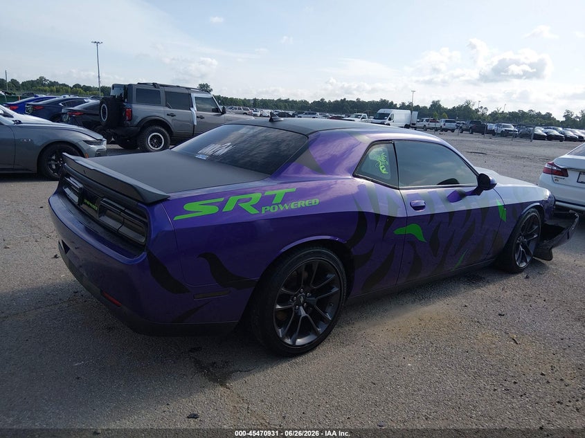 Vin: 2c3cdzfj4jh287866, lot: 45969067, dodge challenger r/t 392 20184