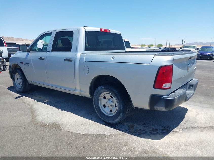 Vin: 1c6rr7km5hs761314, lot: 45969070, ram 1500 tradesman  4x4 5'7 box 20173