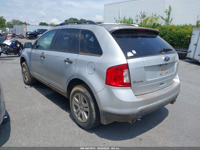 Vin: 2fmdk3gc7cba54908, lot: 45969113, ford edge se 20123