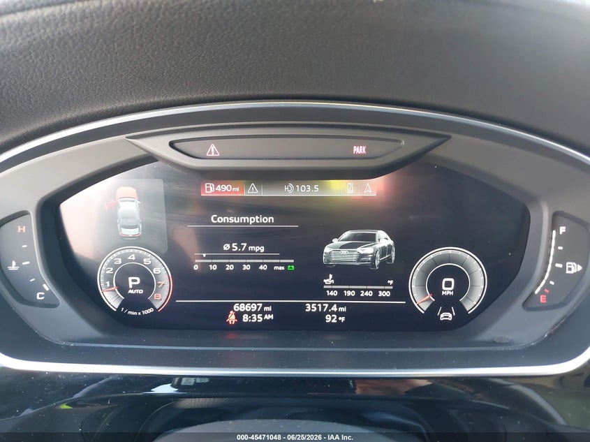 2019 AUDI A8 L auction photo 7