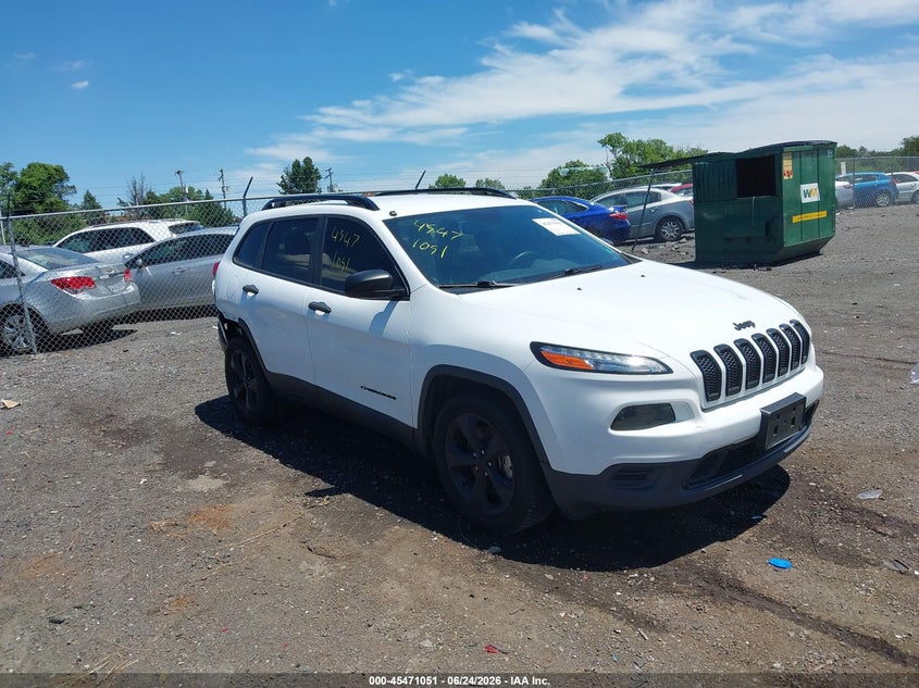 2017 JEEP CHEROKEE auction photo 1