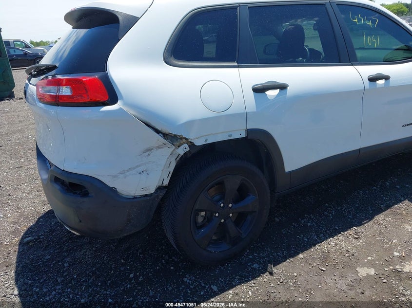 2017 JEEP CHEROKEE auction photo 6