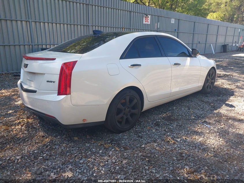 2015 CADILLAC ATS SEDAN 2.0L I-4 DI, DOHC, VVT, TURBO, 272HP