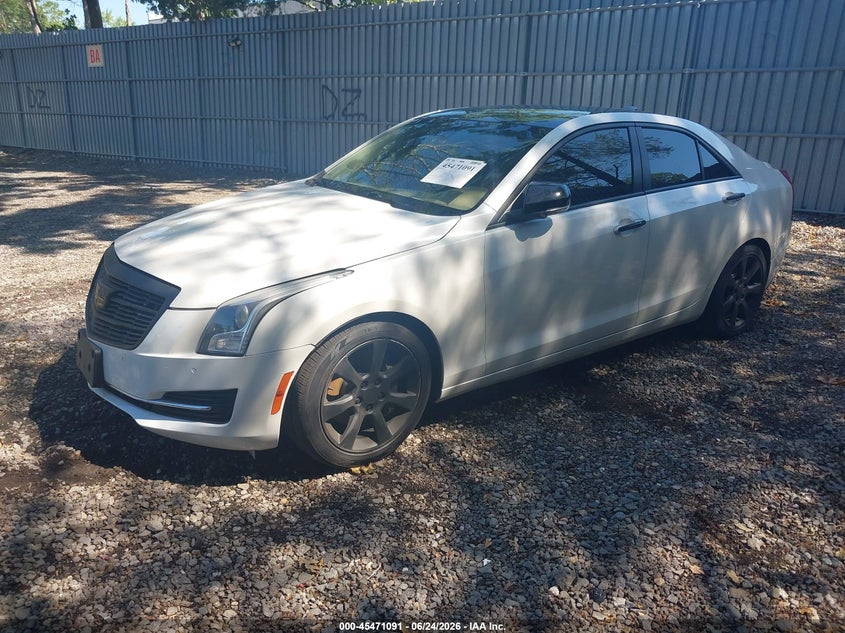2015 CADILLAC ATS SEDAN 2.0L I-4 DI, DOHC, VVT, TURBO, 272HP