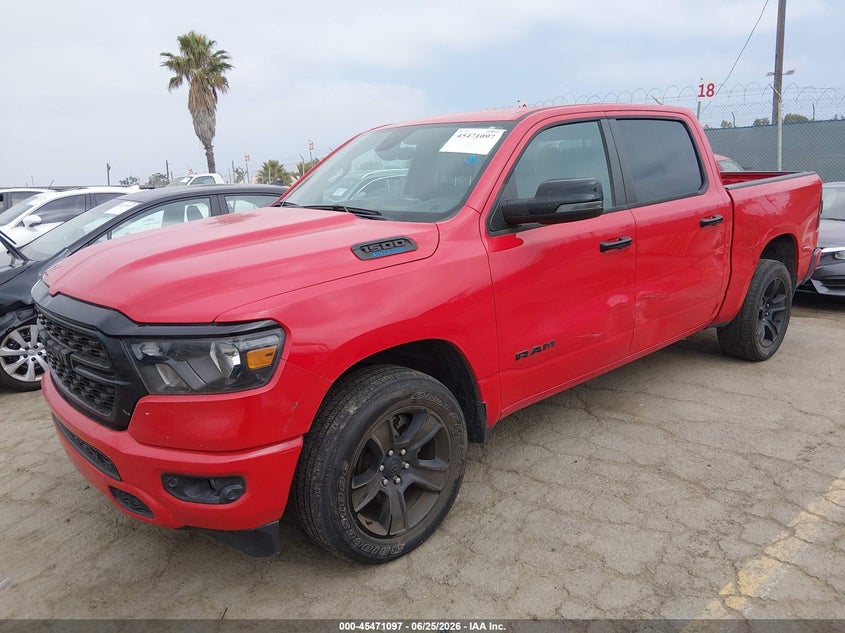 Vin: 1c6rrffg9pn652155, lot: 45969234, ram 1500 big horn  4x4 5'7 box 20232