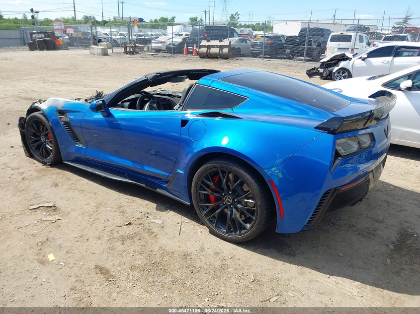 Vin: 1g1yt2d62f5603640, lot: 45969293, chevrolet corvette z06 20153