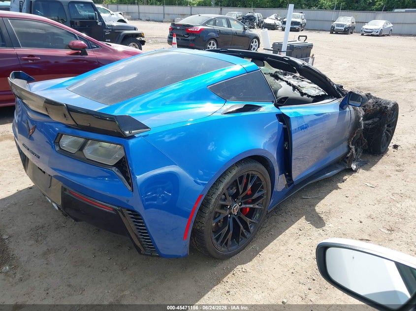 Vin: 1g1yt2d62f5603640, lot: 45969293, chevrolet corvette z06 20154