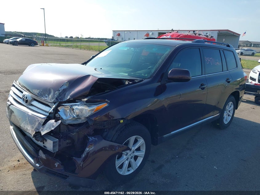 Vin: 5tdzk3eh5cs086926, lot: 45969299, toyota highlander se v6 20122