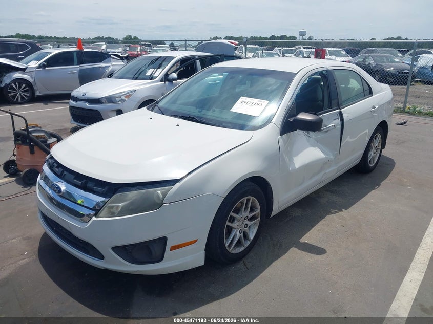 Vin: 3fahp0ga5cr135434, lot: 45969331, ford fusion s 20122