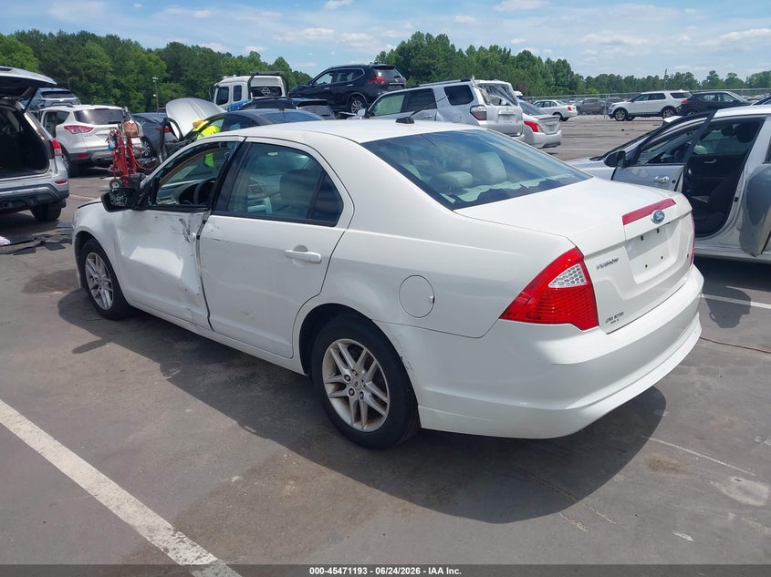 Vin: 3fahp0ga5cr135434, lot: 45969331, ford fusion s 20123