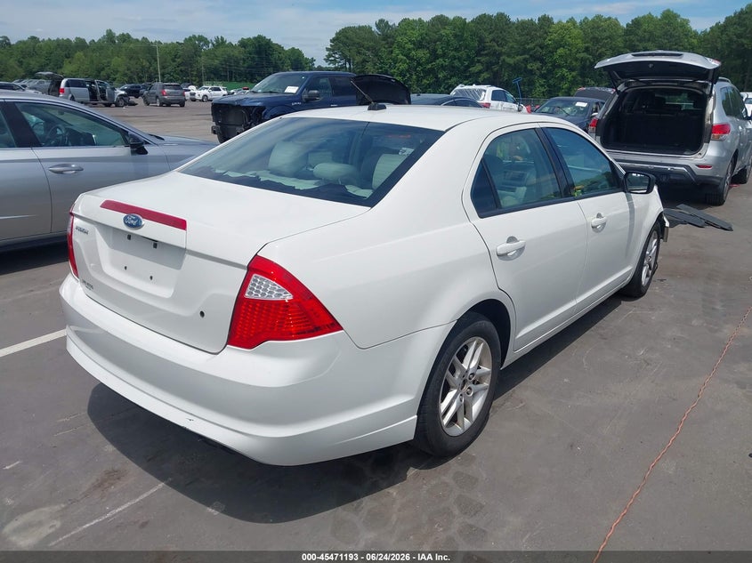 Vin: 3fahp0ga5cr135434, lot: 45969331, ford fusion s 20124