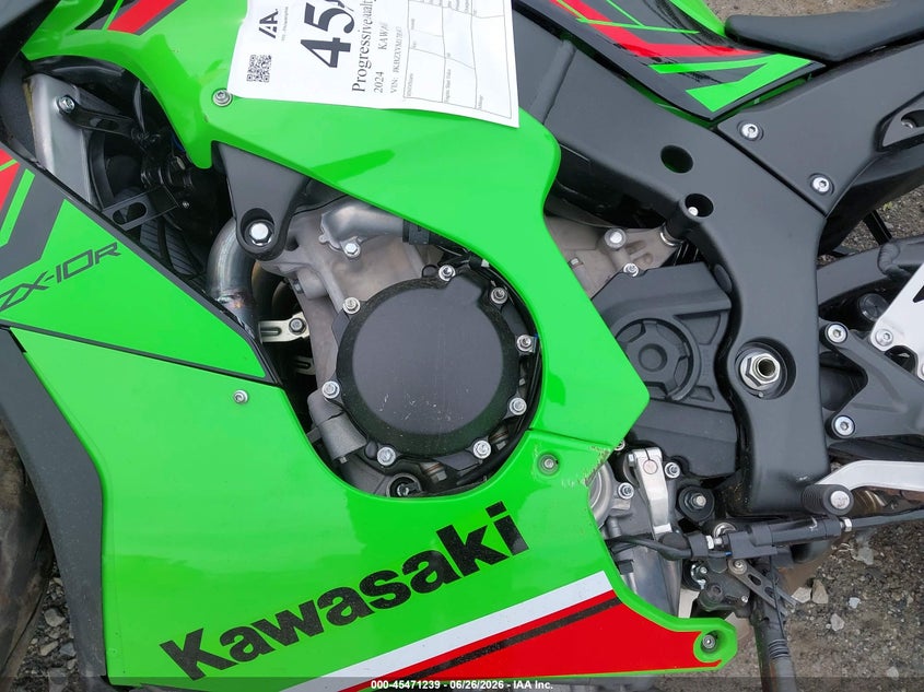 2024 Kawasaki Zx1002 M VIN: JKBZXVM17RA007236 Lot: 45471239