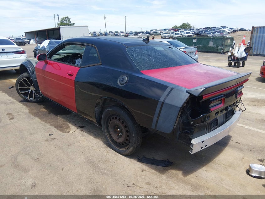 Vin: 2c3cdzfj6gh289479, lot: 45969401, dodge challenger r/t scat pack 20163