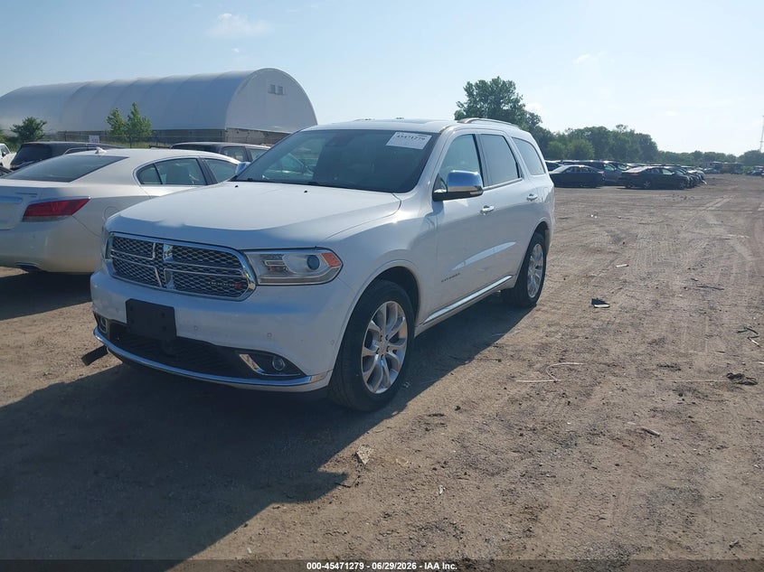 Vin: 1c4rdjeg4jc434543, lot: 45969416, dodge durango citadel awd 20182