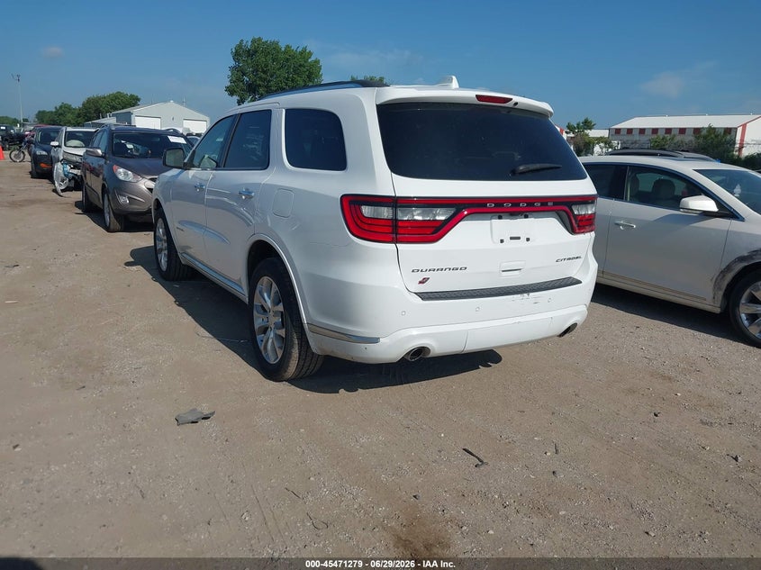 Vin: 1c4rdjeg4jc434543, lot: 45969416, dodge durango citadel awd 20183