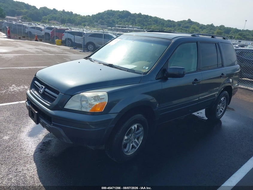 2005 Honda Pilot, Normal Wear & Tear, IAAI, VIN 5FNYF18675B016463 — photo 2