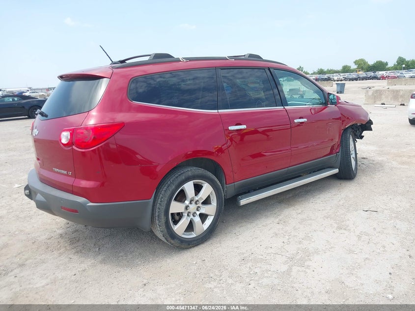 Vin: 1gnkrged0cj384595, lot: 45969484, chevrolet traverse lt w/1lt 20124